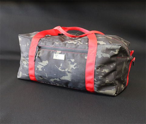 Wilde Custom Gear Custom Duffel Bag Multicam Black Red Handles