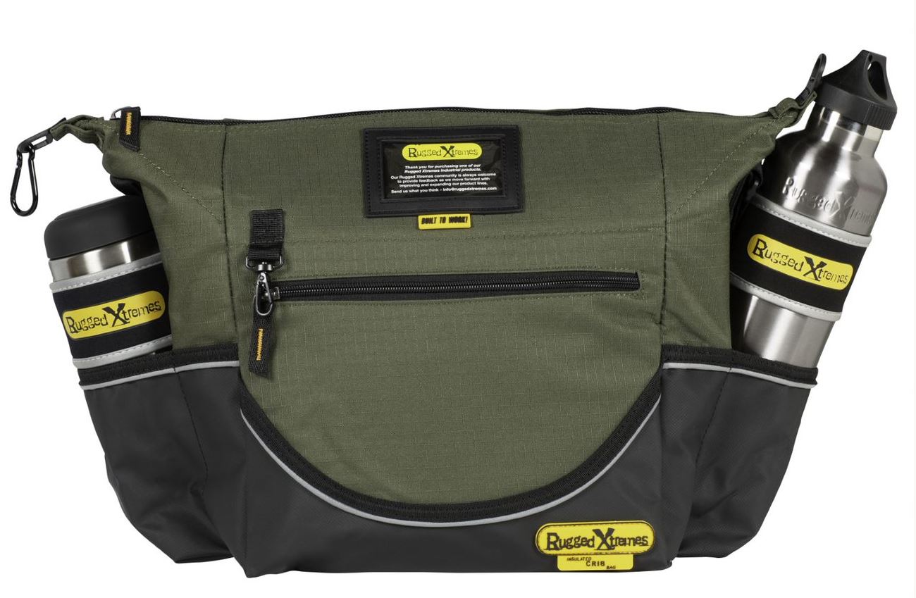 RX05L106 GREEN Canvas Rugged Xtremes Insulated Crib Bag 