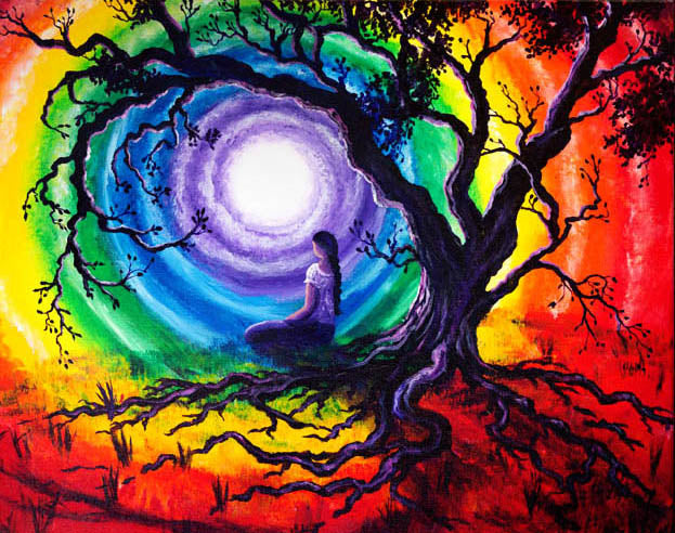 chakra tree art