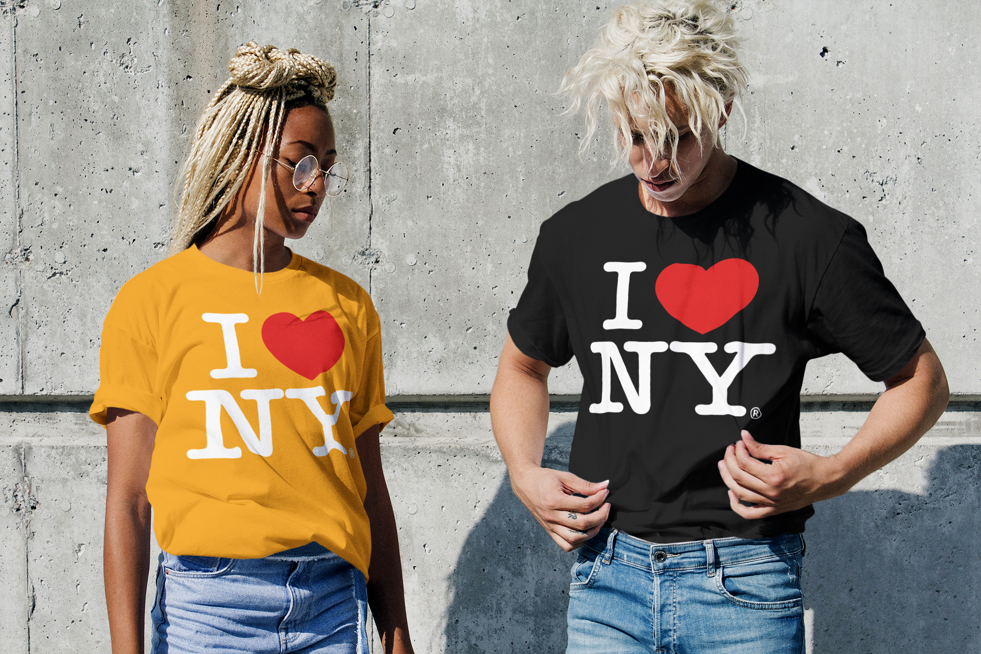 I Love NY New York Kids Hoodie Screen Print Heart Sweatshirt Gray 