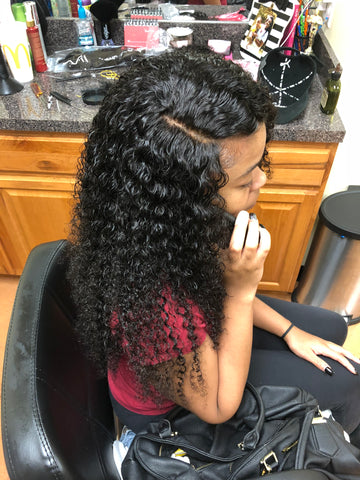 Lace Closure Sewin no leave out