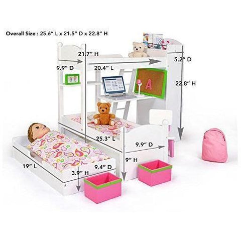 bunk bed sets for dolls kids 