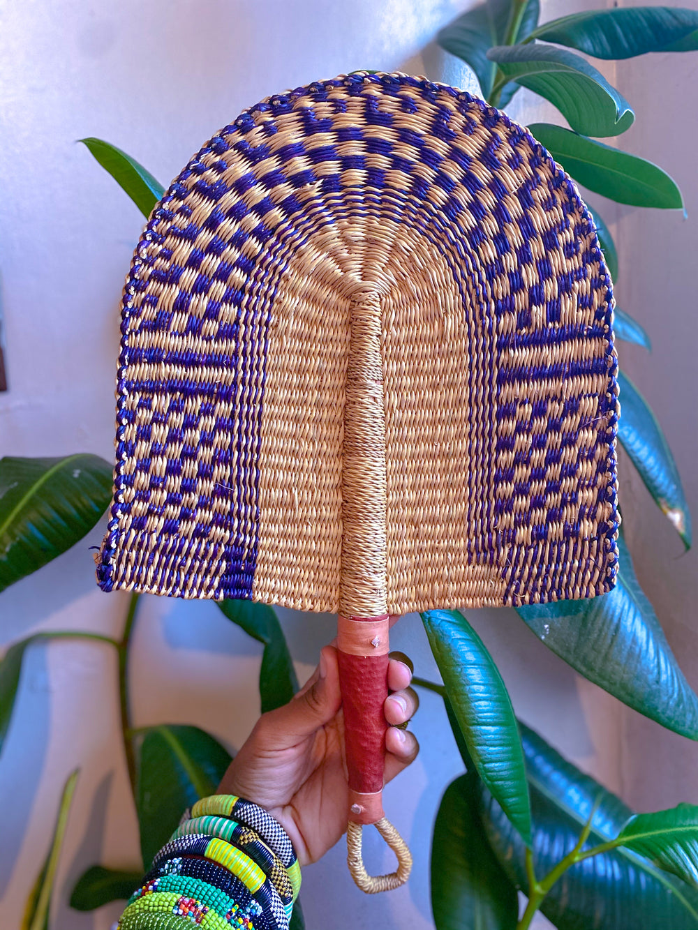 Burkina Faso Hand Woven Fan (Made in Burkina Faso 🇧🇫)