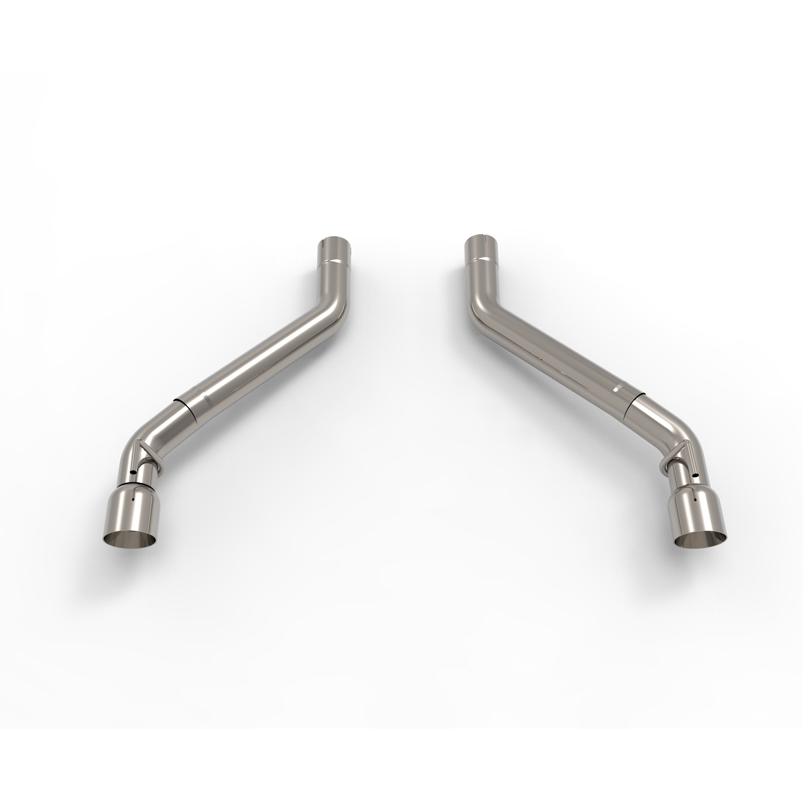 2016 + Camaro SS / ZL1 Muffler Delete Axle Back with Polished Dual Tips