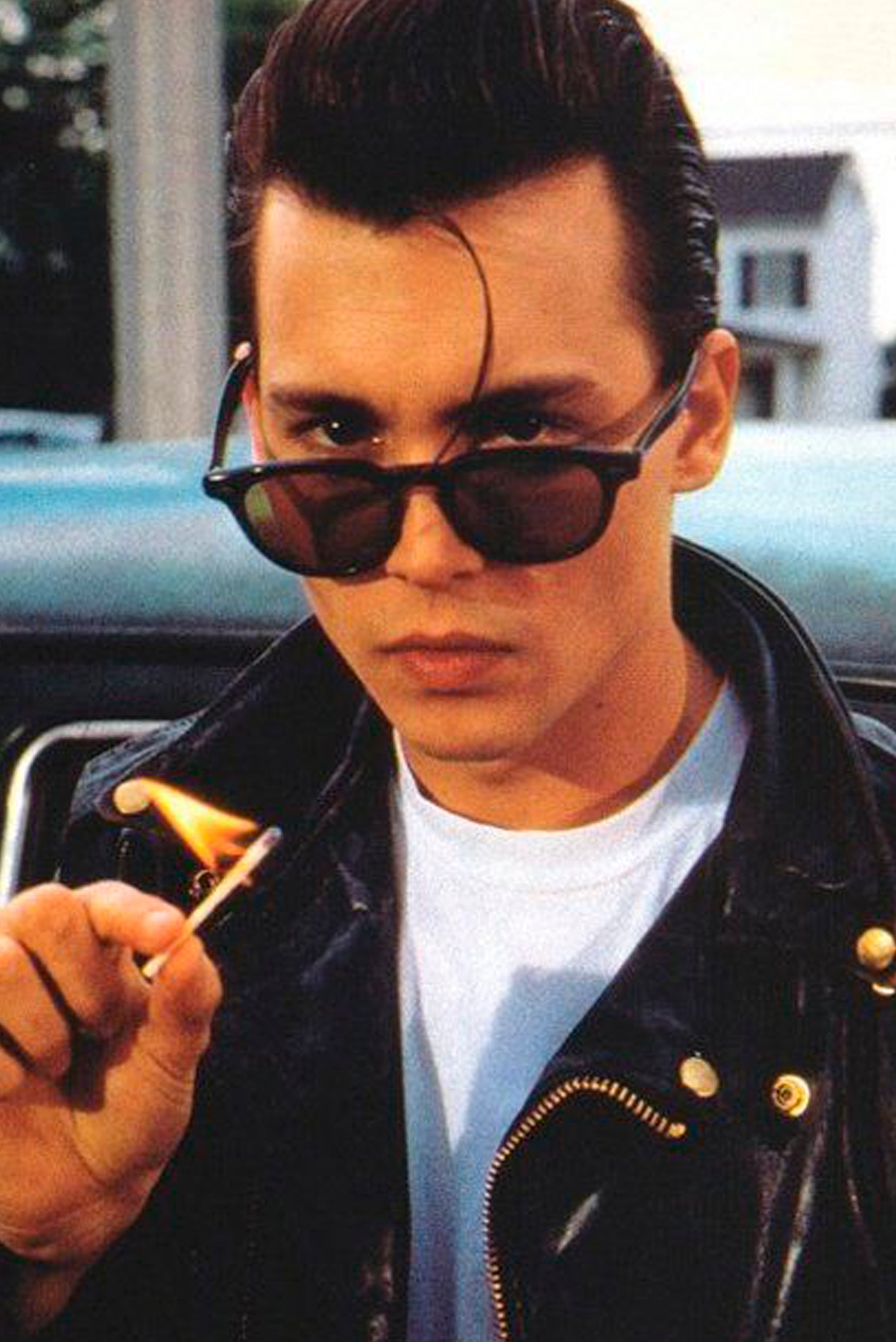photo of Johnny Depp wearing sunglasses