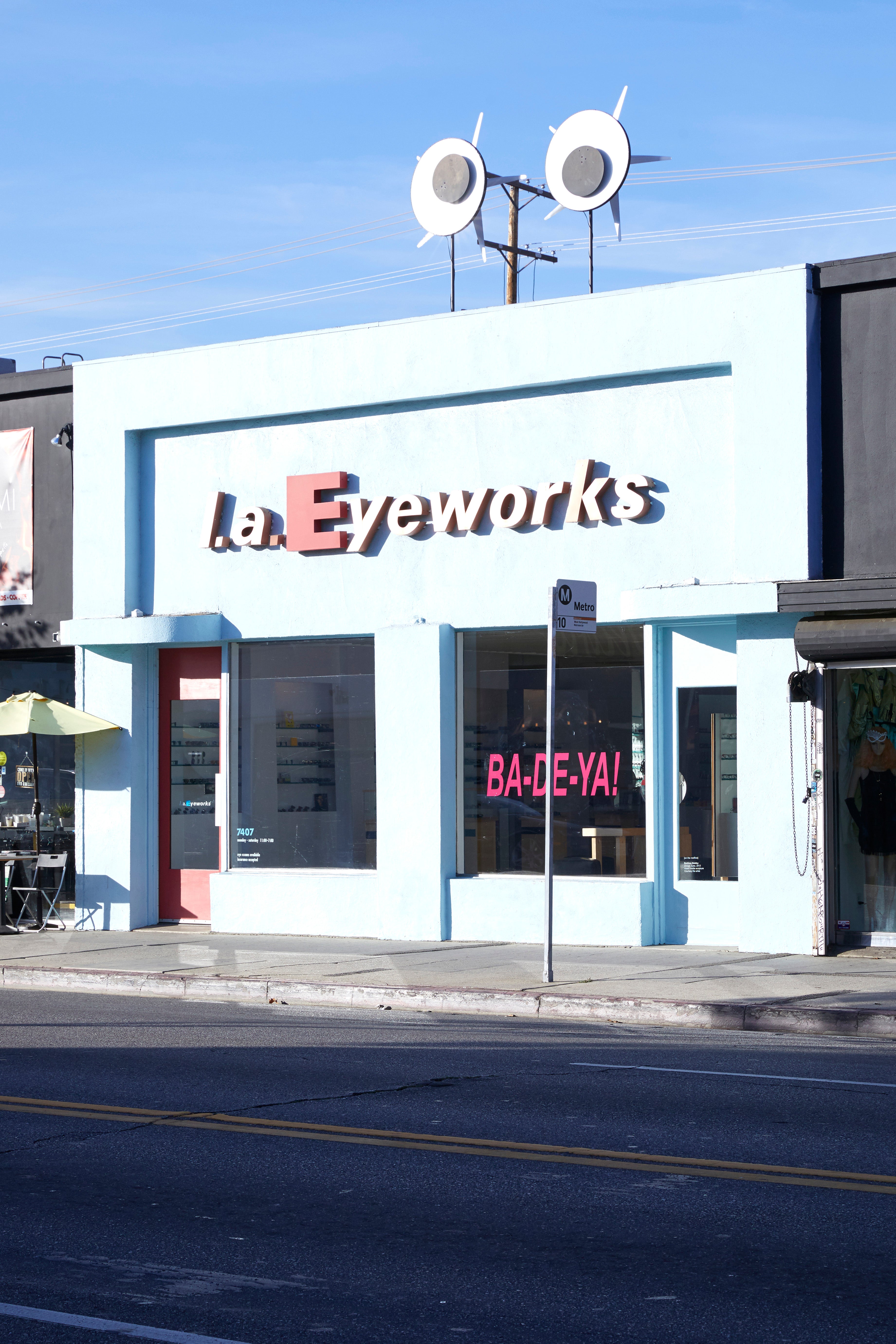 exterior shot of l.a.Eyeworks