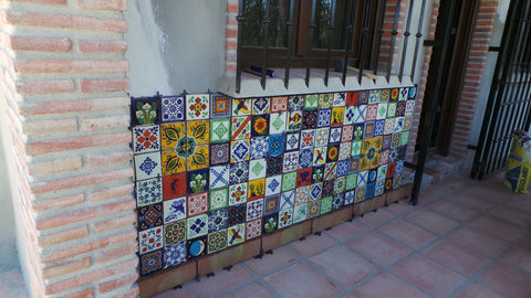 Mosaic of Handmade Mexican Tiles