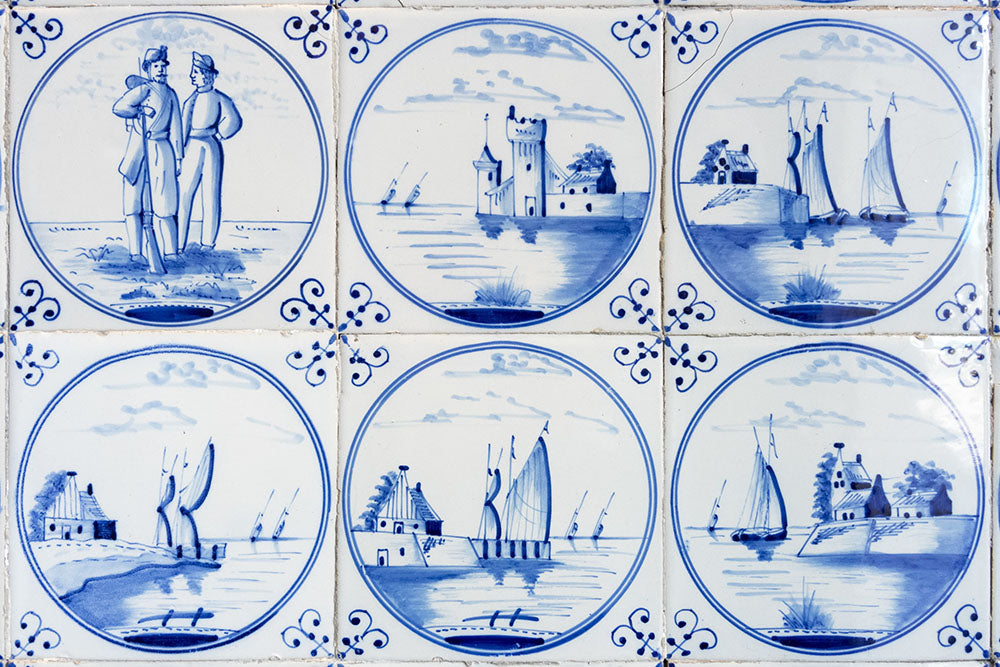 Dutch blue and white tiles