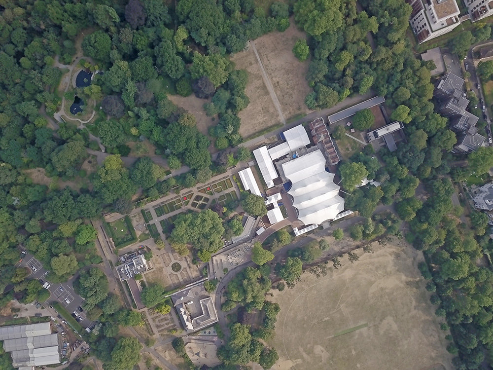 Aerial photo of Holland Park Opera