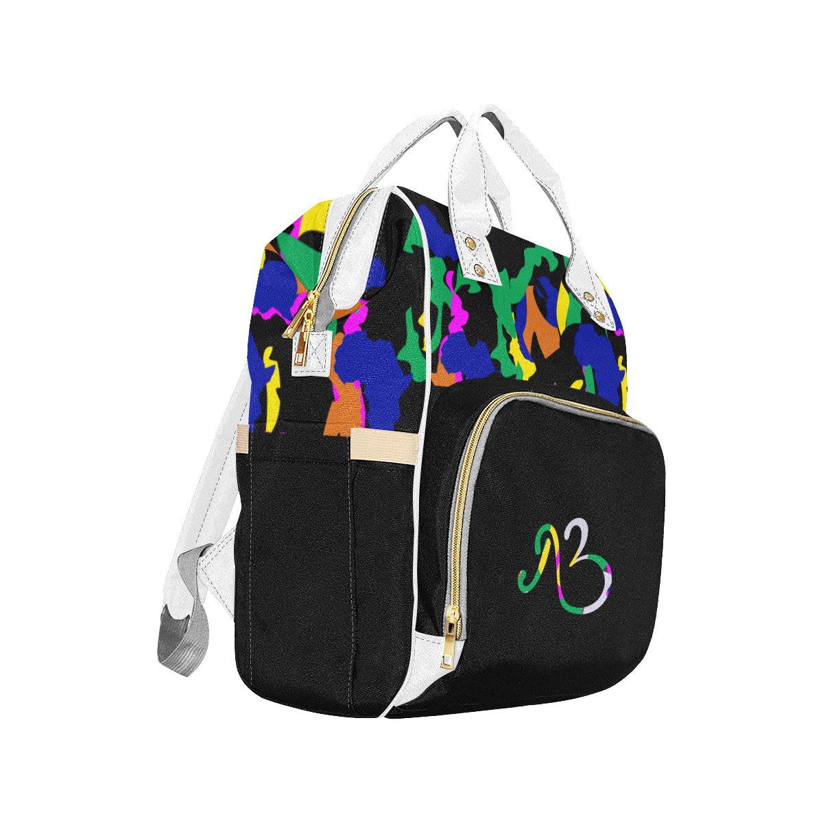 flyersetcinc Camo Print Multi-Function Backpack