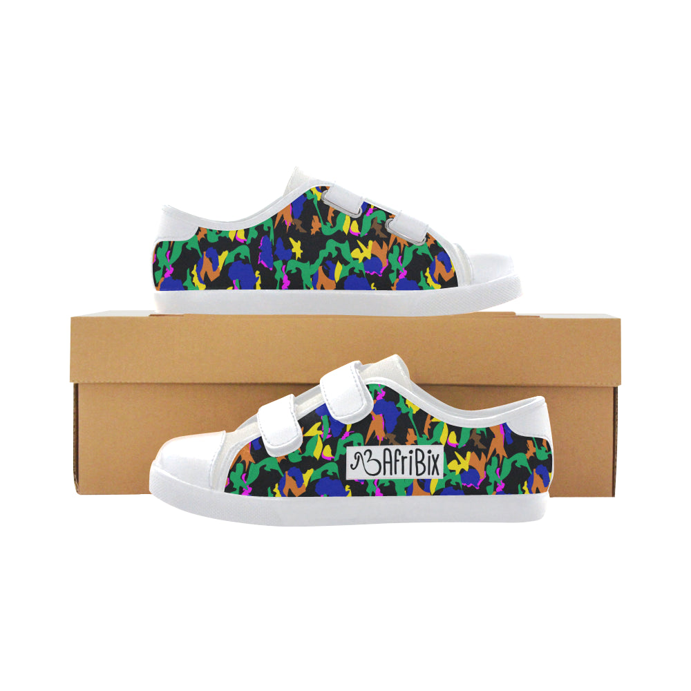 flyersetcinc Kids Camo Velcro Canvas