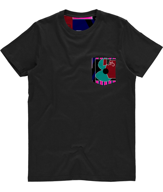 Unisex Pocket Tee - Plum Gallery Print