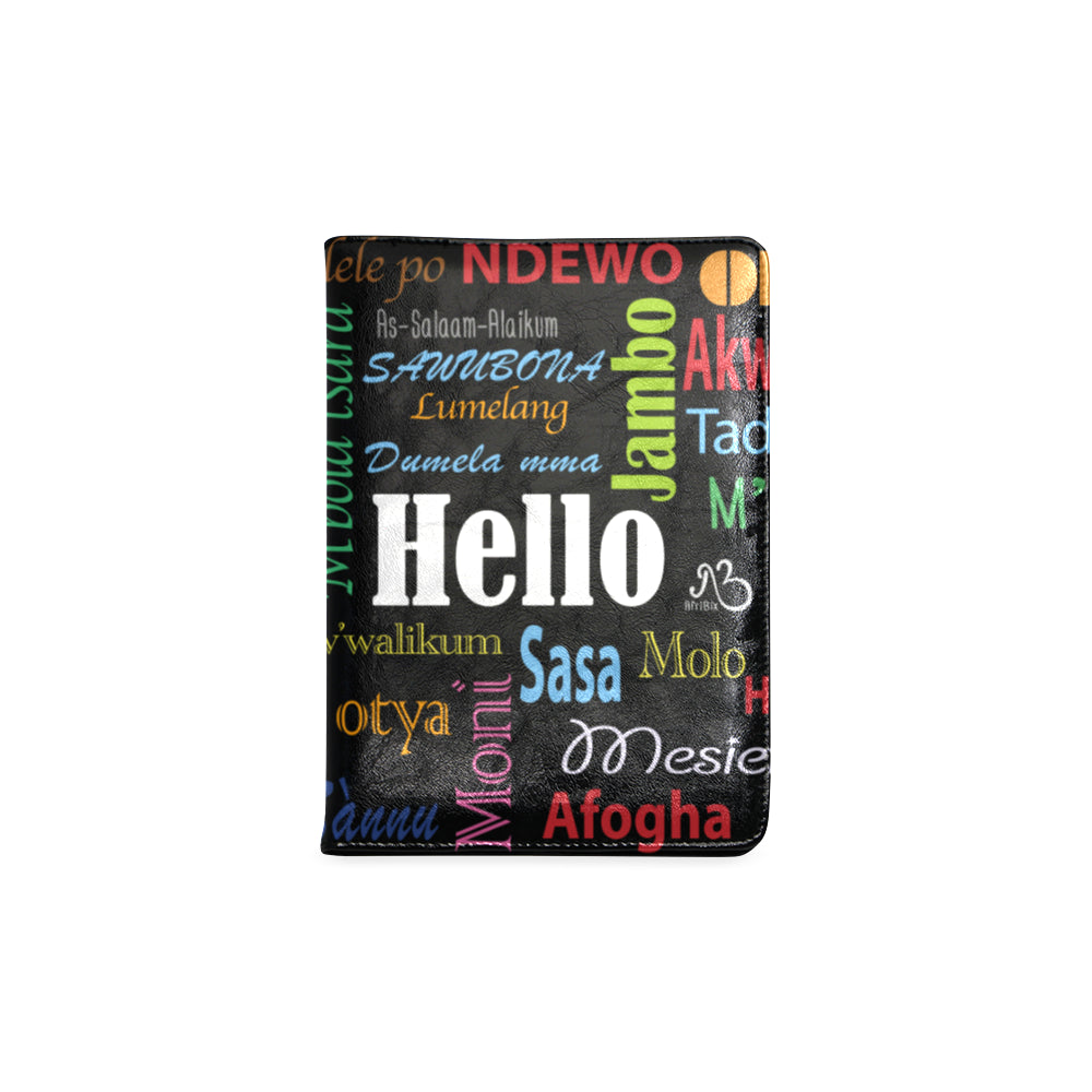 flyersetcinc Hello Print A5 Leatherette Notebook