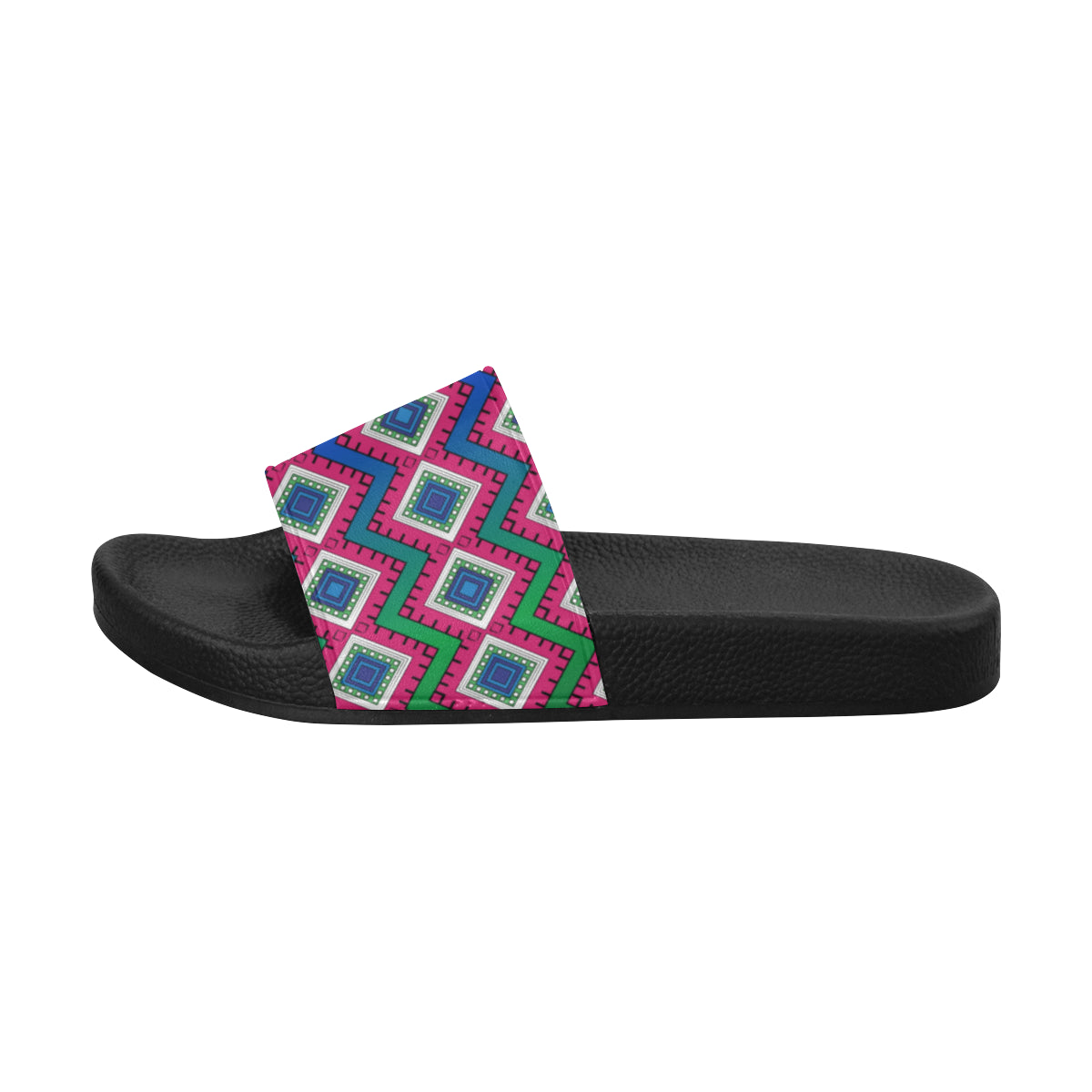 Quad Print Unisex Slides