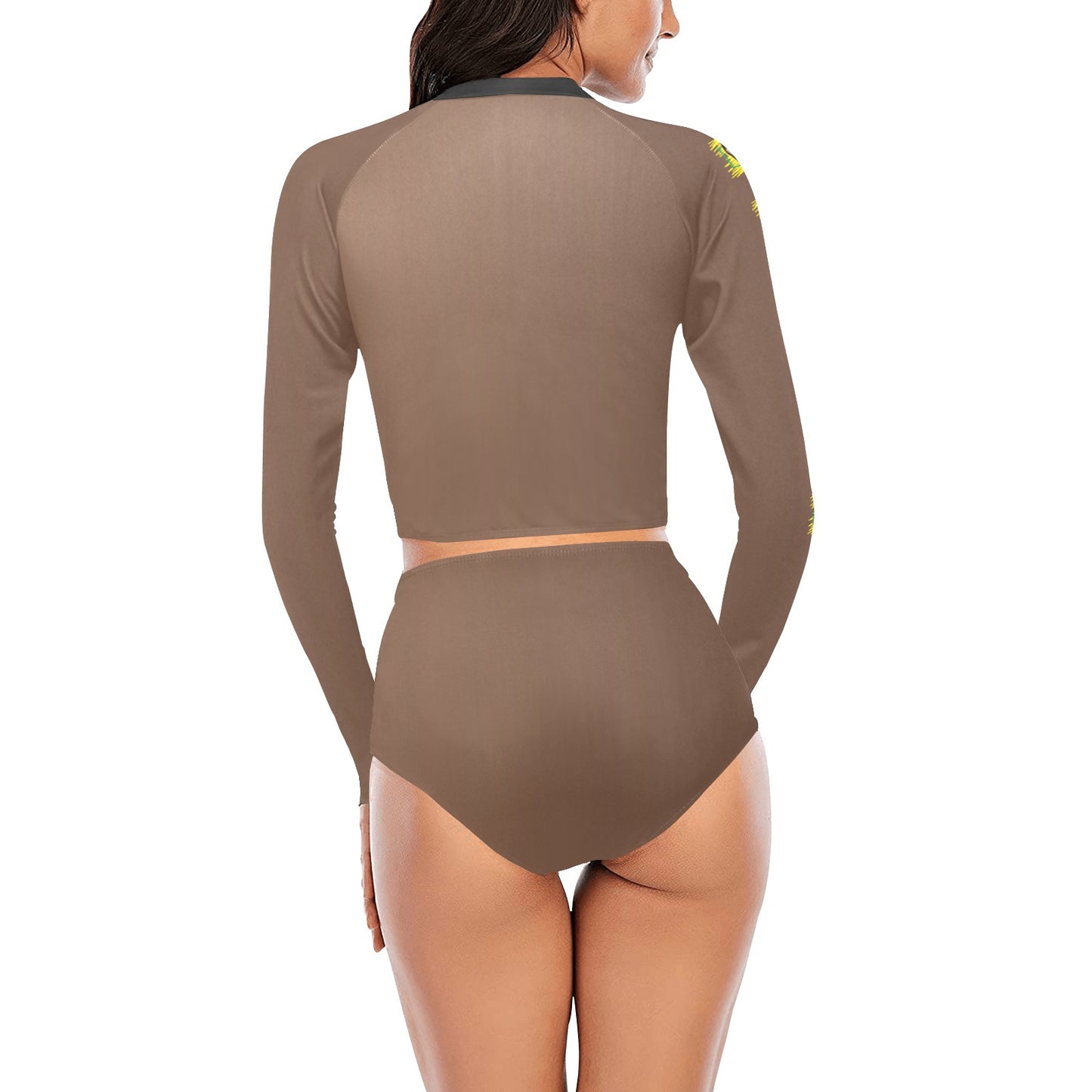 Heritage Long Sleeve Nude Bikini Set