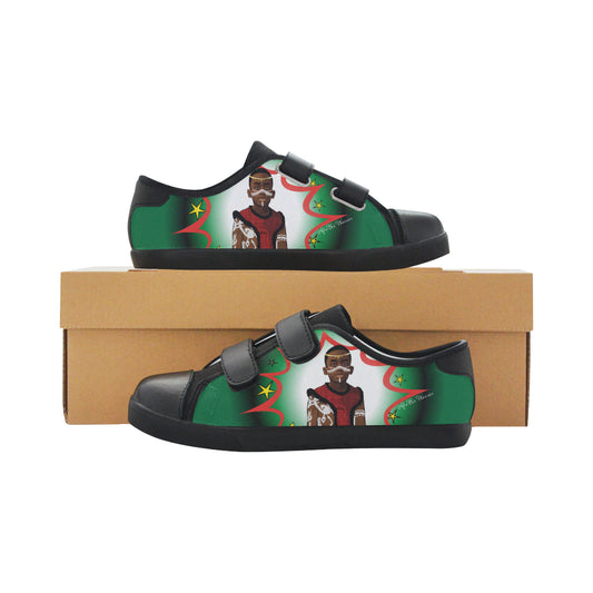 flyersetcinc Warrior Prince Velcro Canvas Kid's Shoes