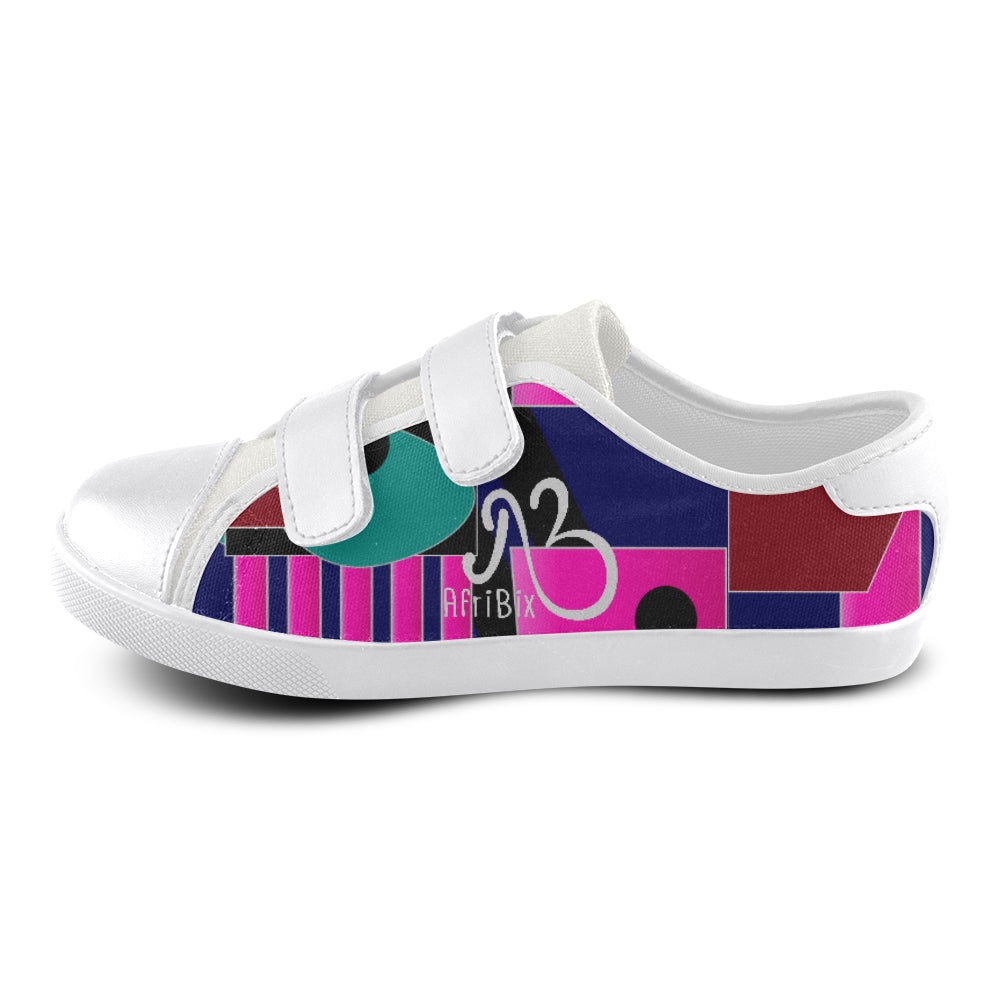 flyersetcinc Kids Bubblegum Gallery Velcro Canvas