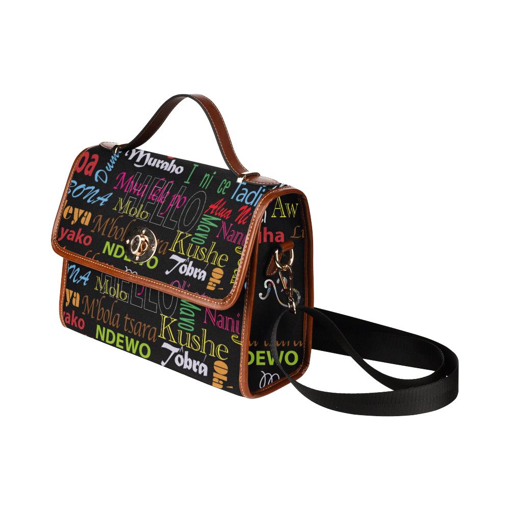 flyersetcinc Hello Print Satchel