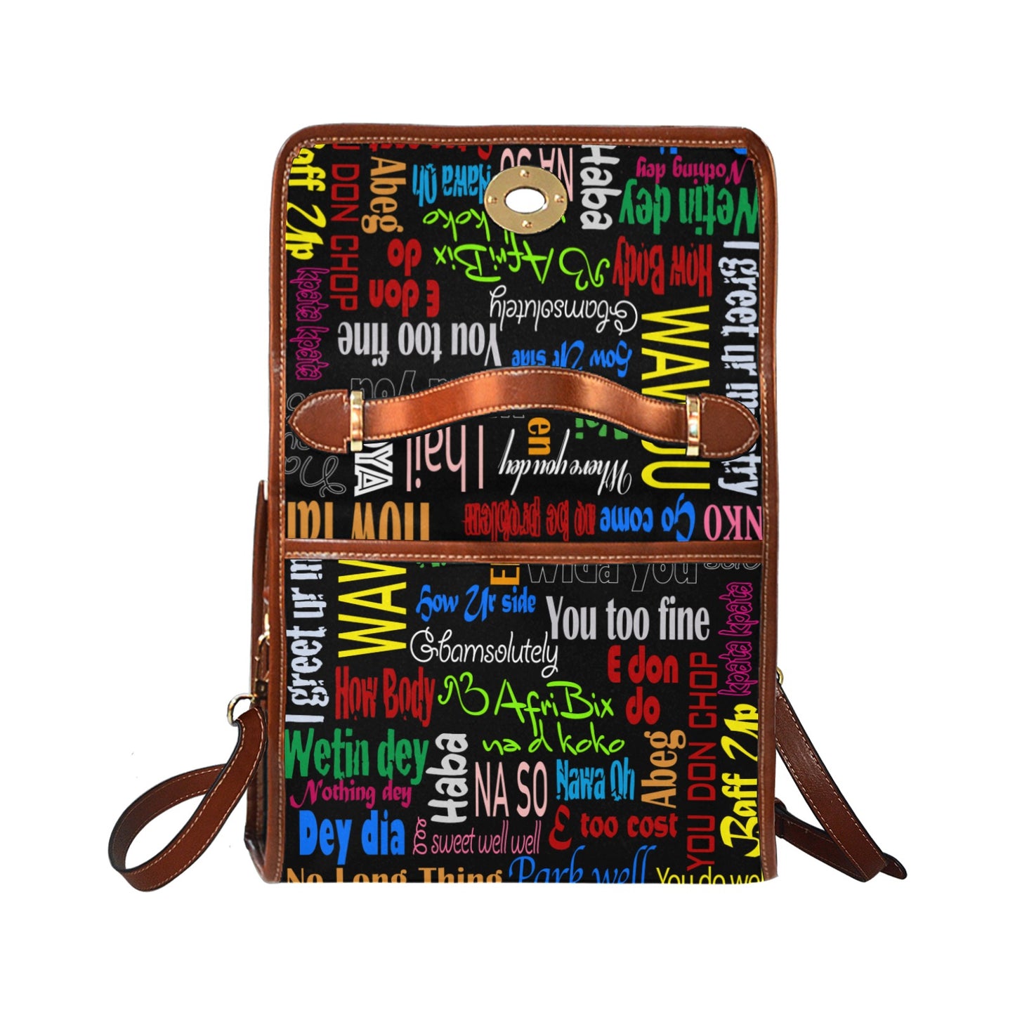 flyersetcinc Pidgin Print Satchel