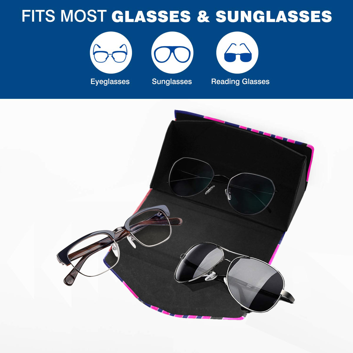 flyersetcinc Gallery Print Foldable Glasses Case