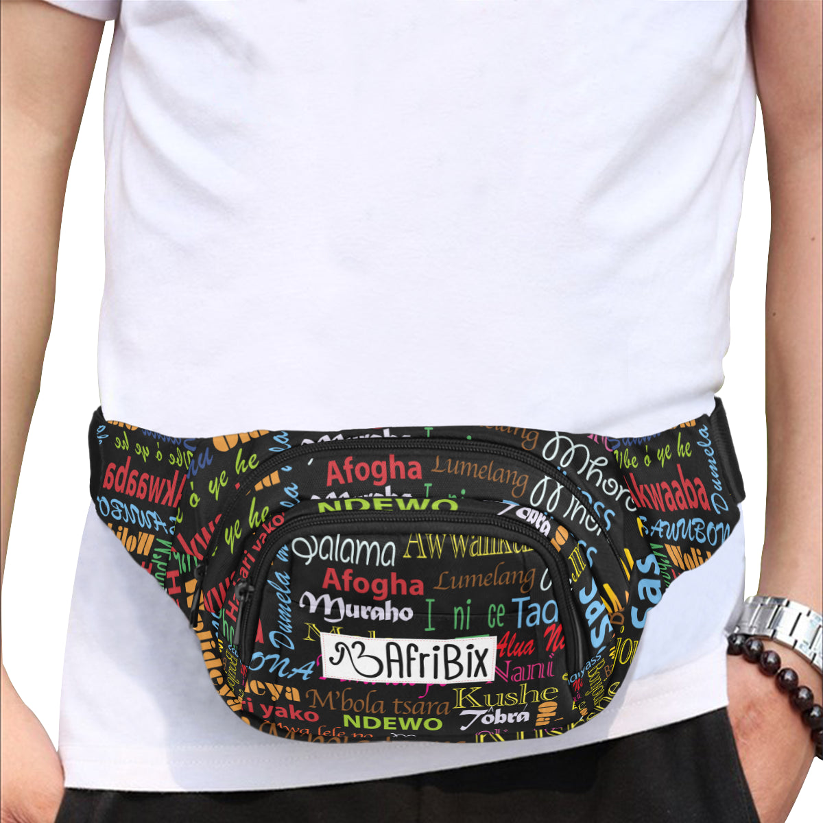 flyersetcinc Hello Print Waist Bag