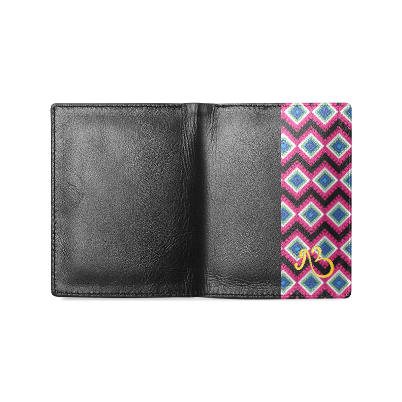 Quad Print Leather Wallet