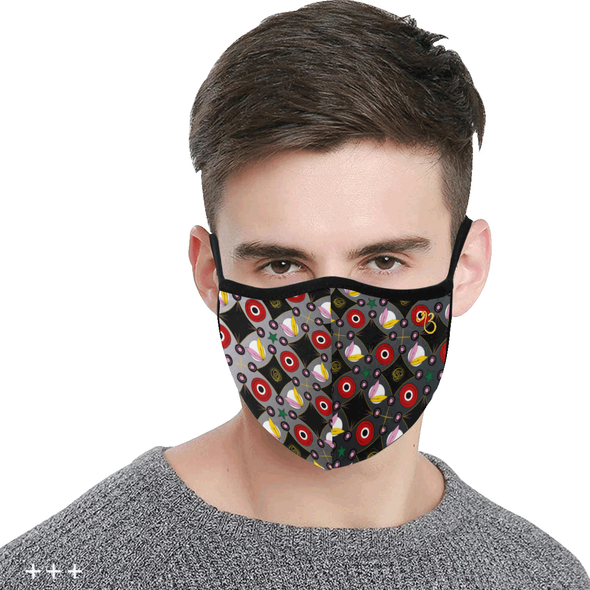 Inception Print Cotton Fabric Face Mask with filter slot (30 Filters Included) - Non-medical use