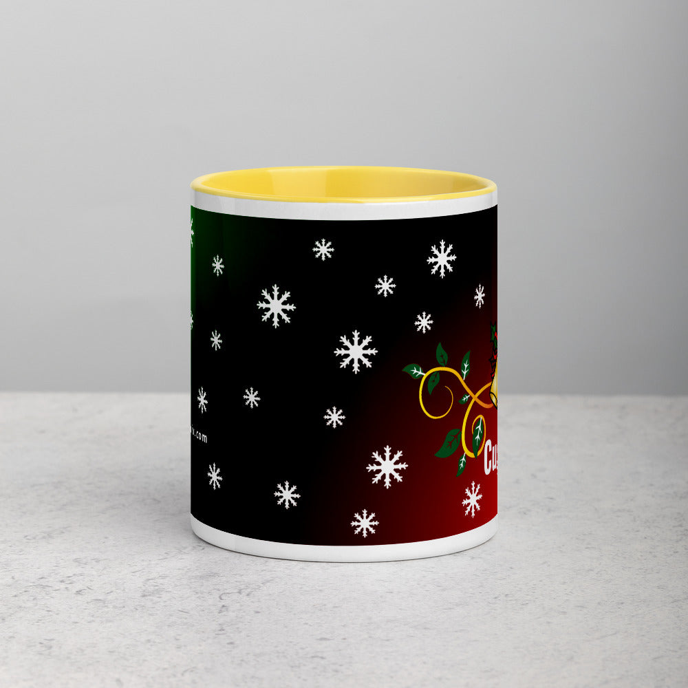 'Personalised' Christmas Two Toned Mug