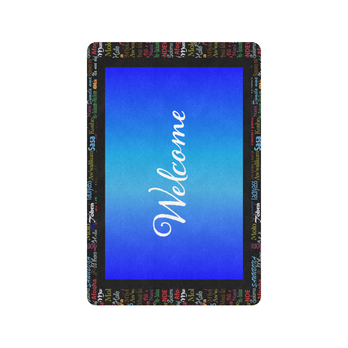 flyersetcinc Hello Print Welcome Doormat