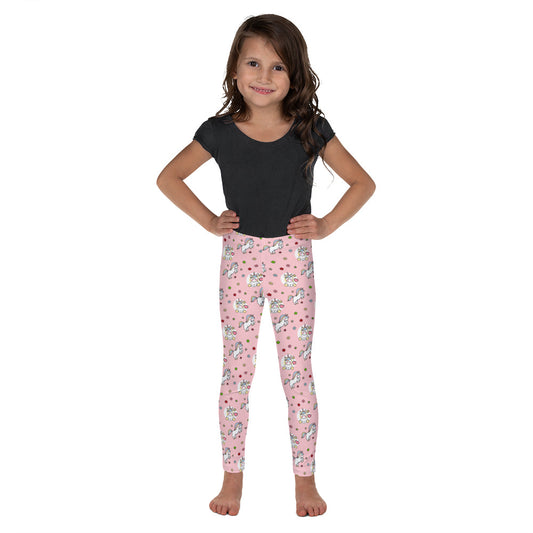 Unicorn Kid's Leggings - pink