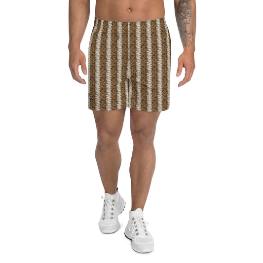 Snake Skin Men's Athletic Long Shorts