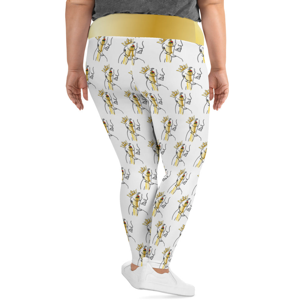 My Sista's Keeper High Waist Plus Size Leggings - white