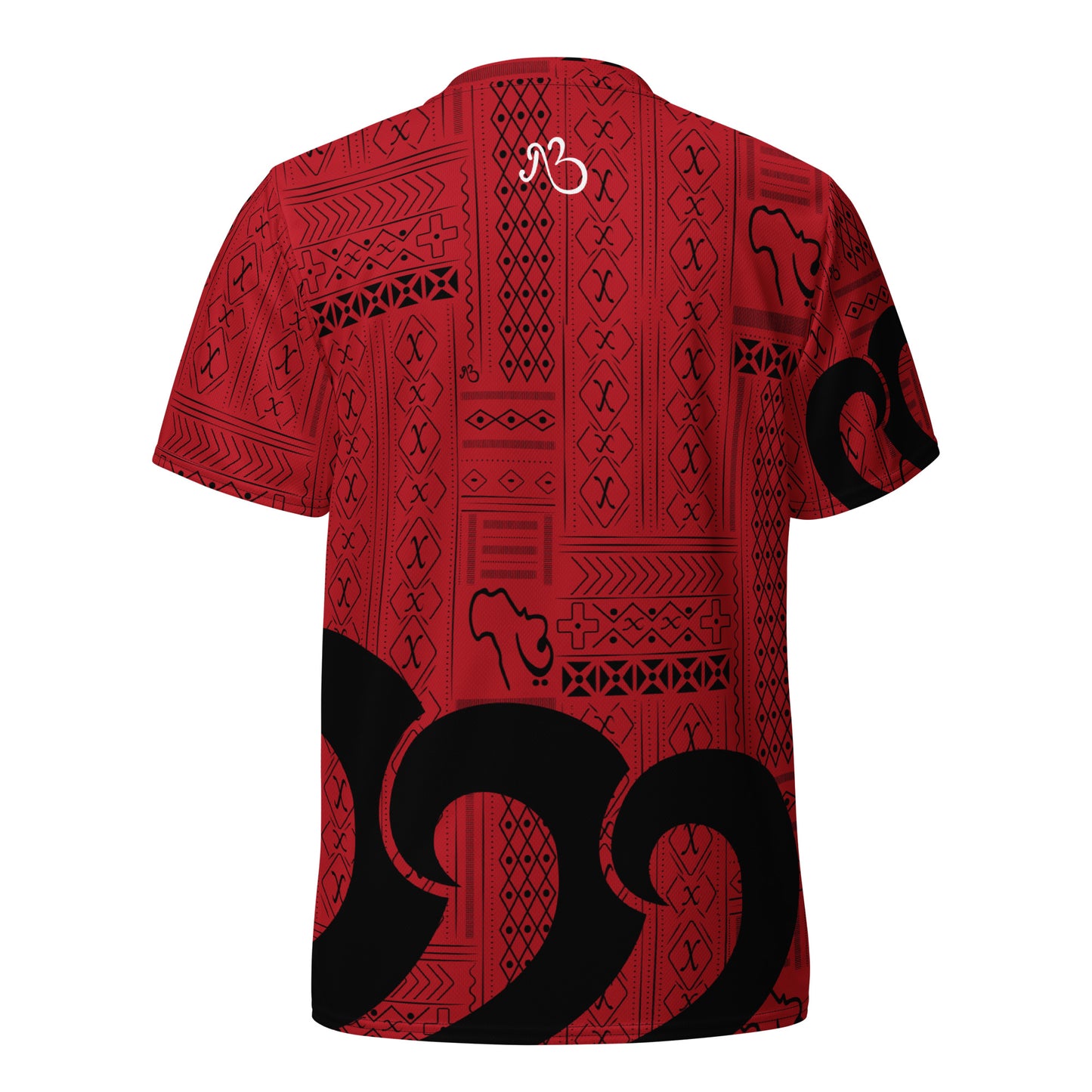 flyersetcinc Tribal print recycled unisex sports jersey