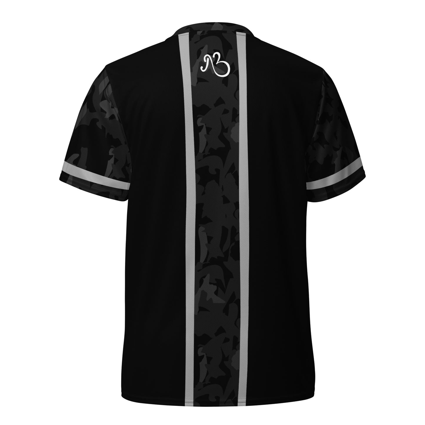 flyersetcinc Camo Recycled Unisex Sports Jersey - Noir