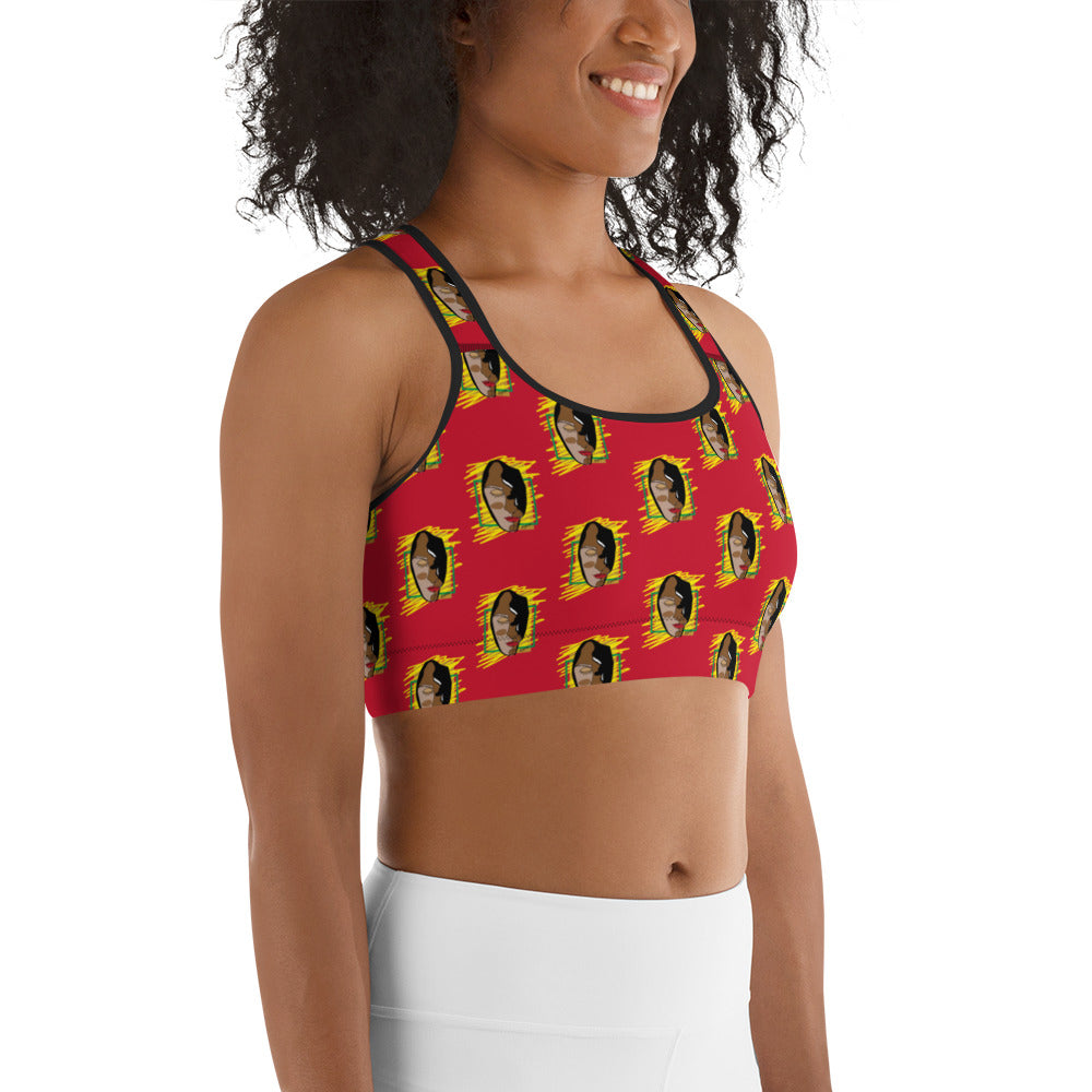 Heritage Print Sports Bra