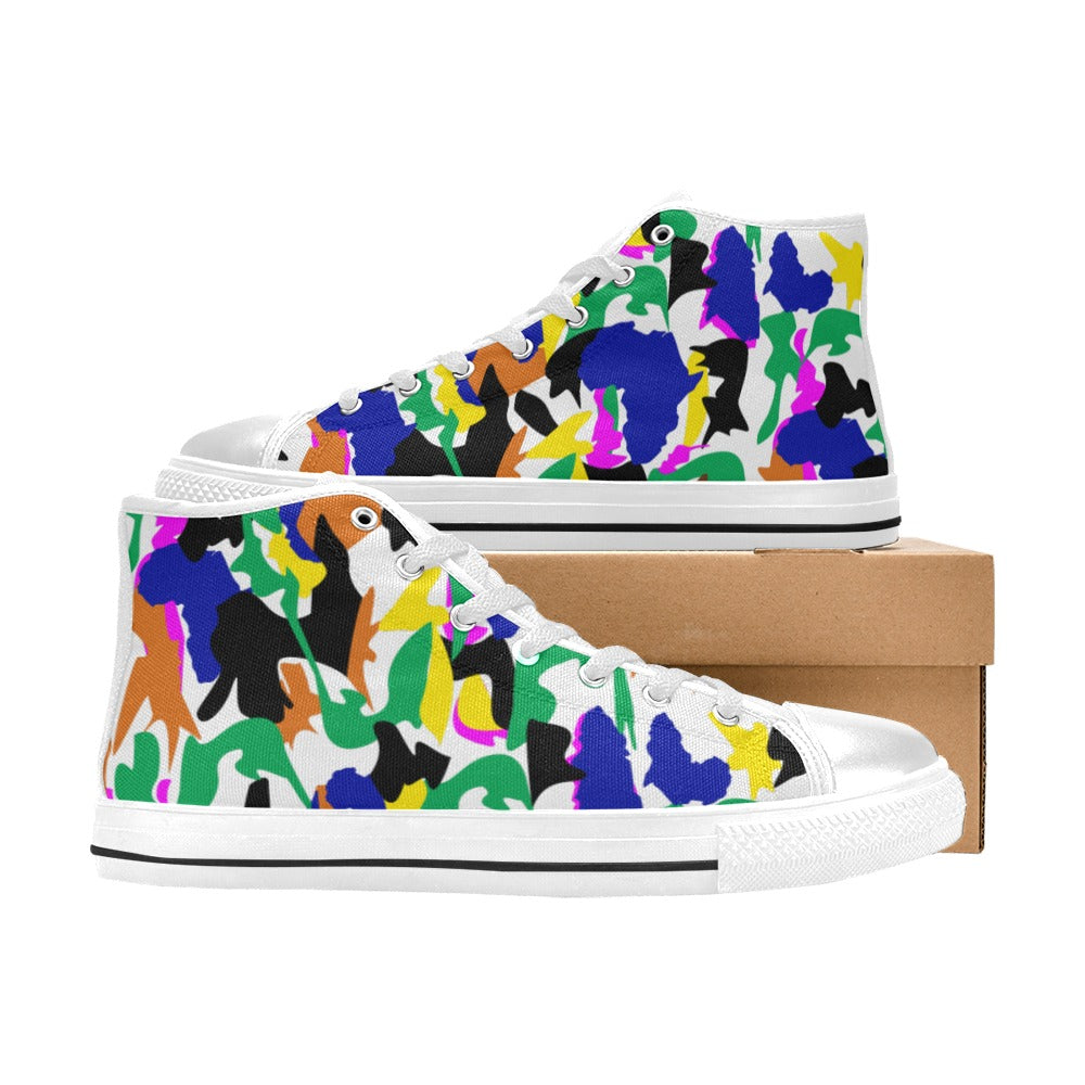 flyersetcinc Camo Women's Hightop Canvas