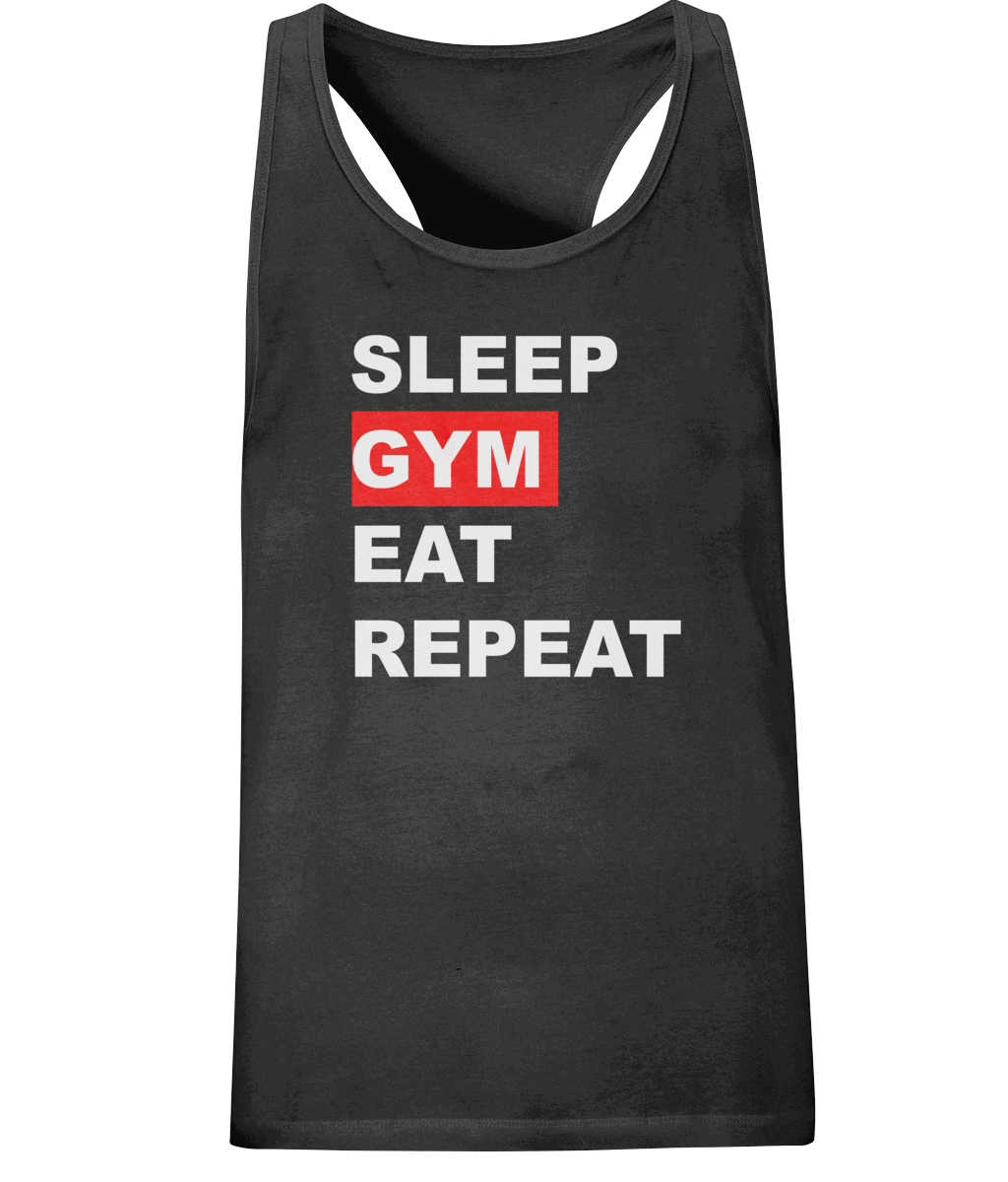 Gym Quote Racerback Unisex Stringer Vest