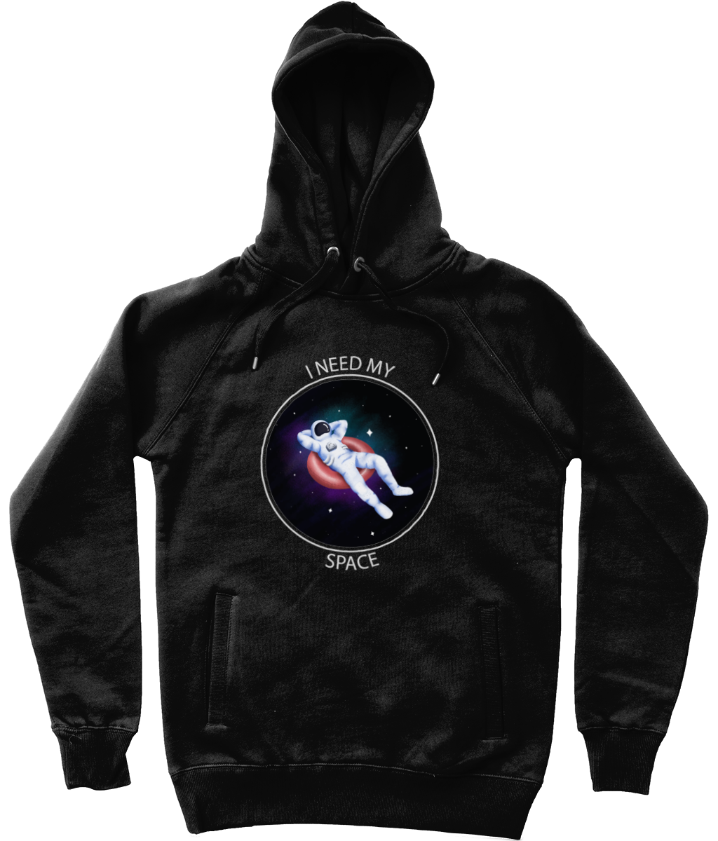 'I Need My Space' Astronaut Graphic Trendy Unisex Pullover Hoodie
