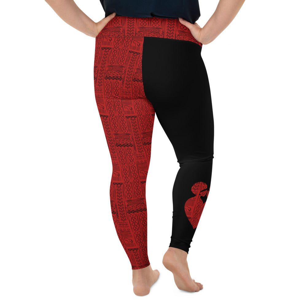 flyersetcinc Tribal Ubuntu Plus Size High Waist Leggings