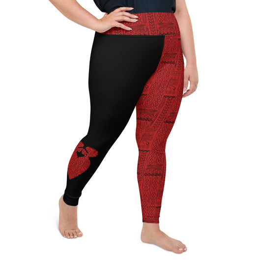 flyersetcinc Tribal Ubuntu Plus Size High Waist Leggings