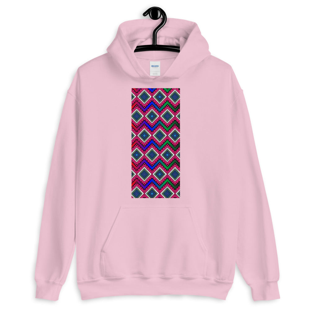 Quadrangle Print Unisex Hoodie