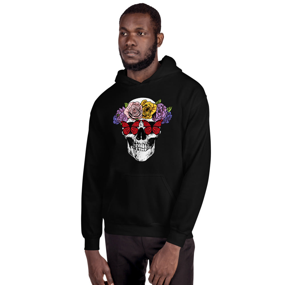 Garden of Skulls Graphic Comfortable Unisex Hoodie