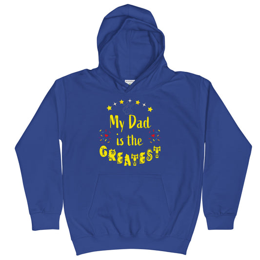 'Greatest Dad' Animal Unisex Kids Hoodie