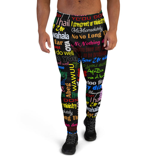 flyersetcinc Pidgin Print Men's Joggers