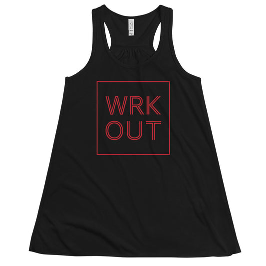 WORK OUT Women's Flowy Racerback Tank