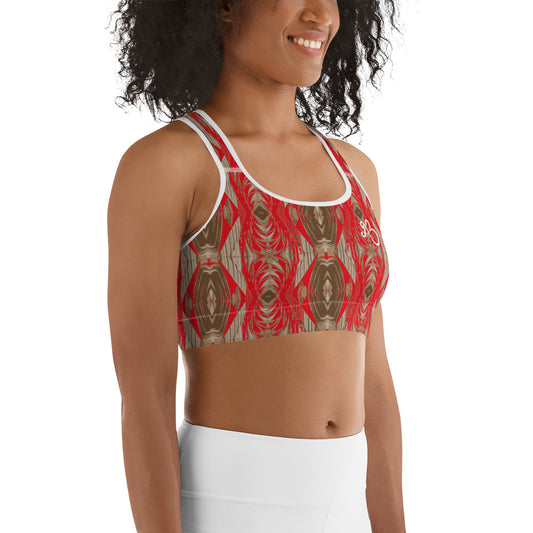 Cathedral Print Sports Bra