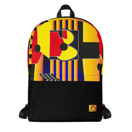 Gallery Print Laptop Backpack