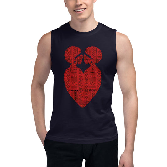 Ubuntu Tribal Print Muscle Shirt