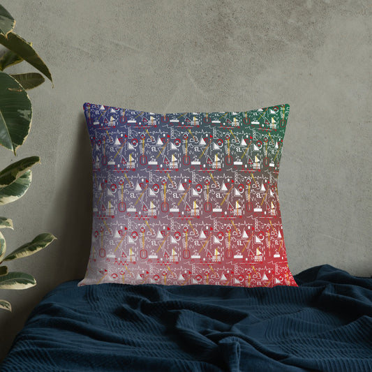 flyersetcinc Linear Print Galaxy Premium Pillows