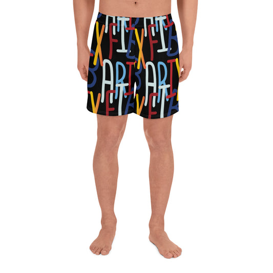 flyersetcinc Print Men's Athletic Shorts